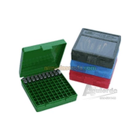Caja MTM 100 cart. verde 9mm - 380ACP MTM Case-Gard Armeria Scrofa
