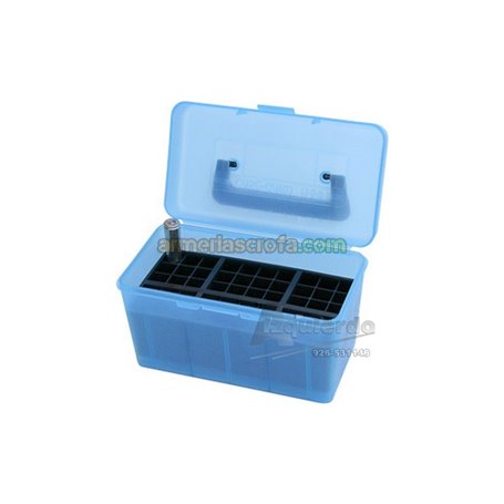 Caja MTM 50 cart. con asa de .300 a 500N. c. azul MTM Case-Gard Armeria Scrofa
