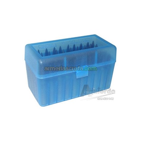 Caja MTM 50 cart. Azul de para calibres Magnum MTM Case-Gard Armeria Scrofa