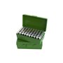 Caja MTM 50 cart. verde 44Mag. 41, 45LC. MTM Case-Gard Armeria Scrofa