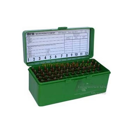 Caja MTM 60 cart. desde 220Sw.a 8x57M c. verde MTM Case-Gard Armeria Scrofa