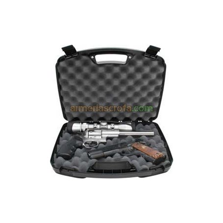 Caja MTM para 2 revolver o pistola. 8.5" negra MTM Case-Gard Armeria Scrofa
