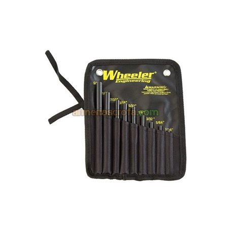 Botadores Starter Wheeler para pasador set de 9 con roll pin Wheeler Armeria Scrofa
